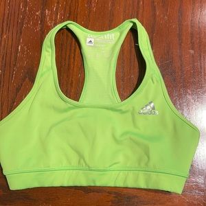 Adidas lime green sports bra, size small *open to all offers*